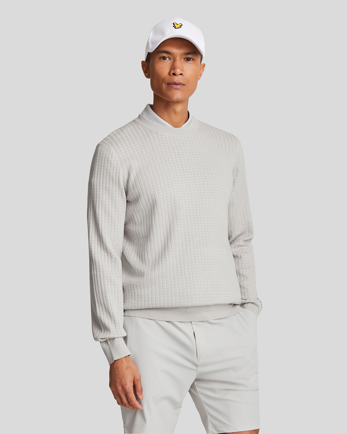 Round neck golf jumper hotsell
