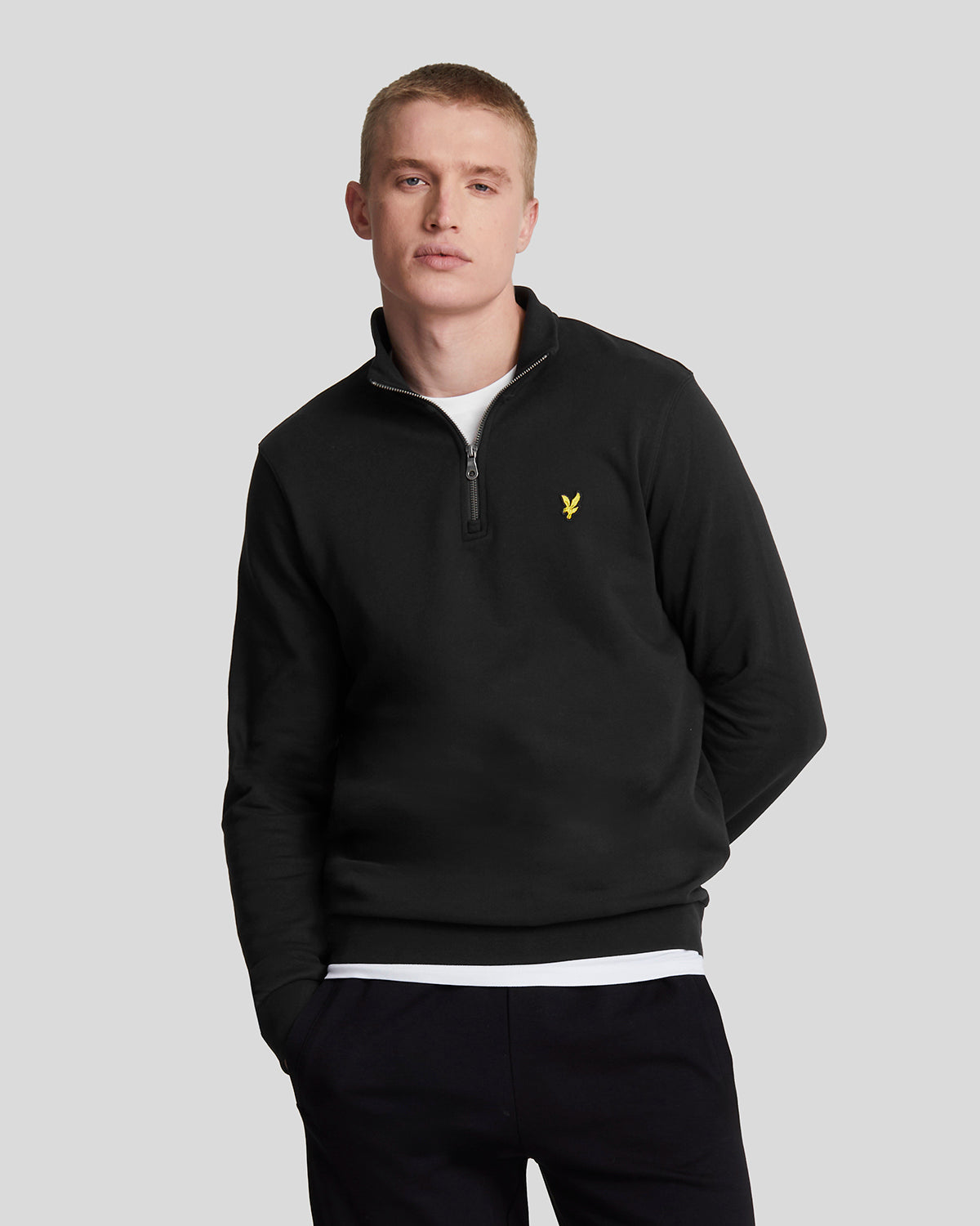 Lyle and scott black sweatshirt best sale