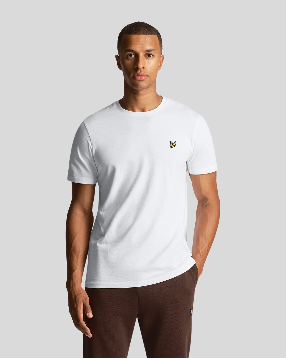 Lyle & Scott Men's Plain T-Shirt in White – Lyle & Scott EU