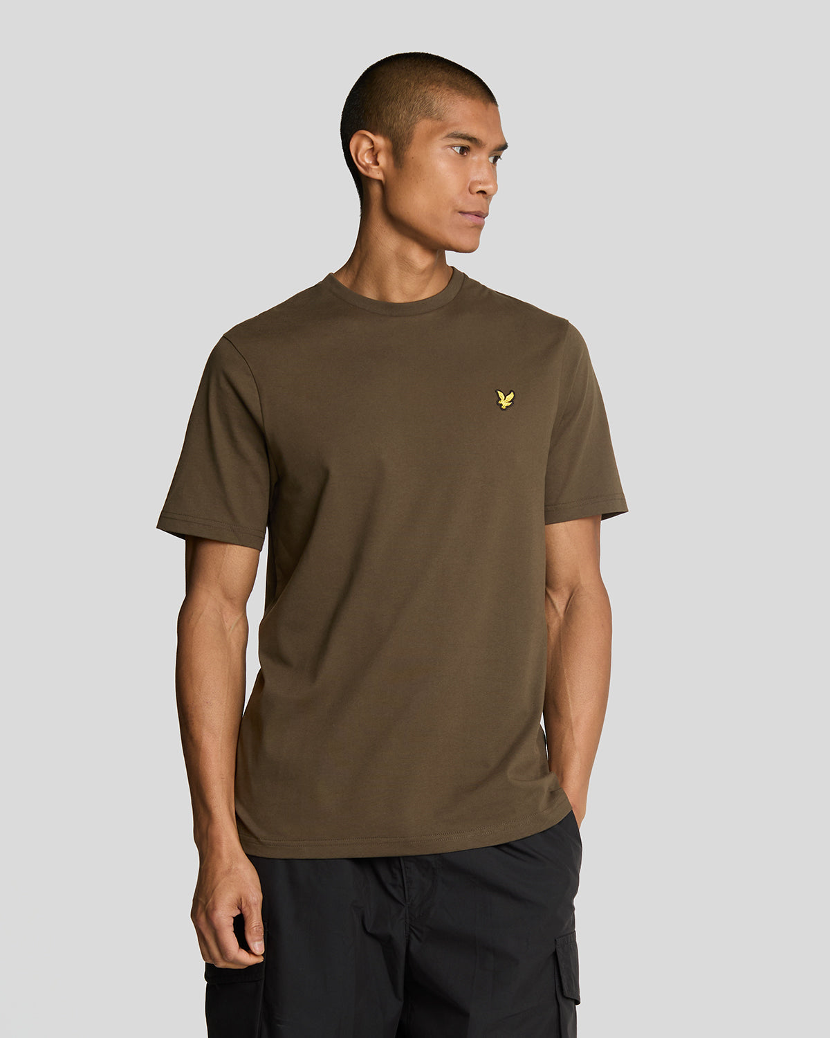 Lyle & Scott Men's Plain T-Shirt in Olive – Lyle & Scott EU