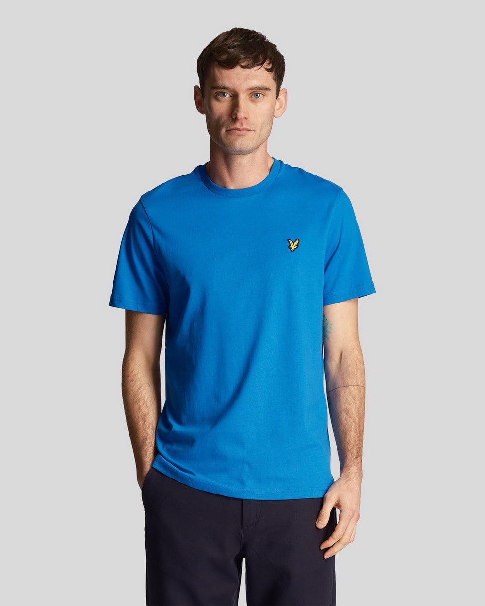 Lyle & Scott Mens Tonal Eagle Polo Shirt in White – Lyle & Scott EU